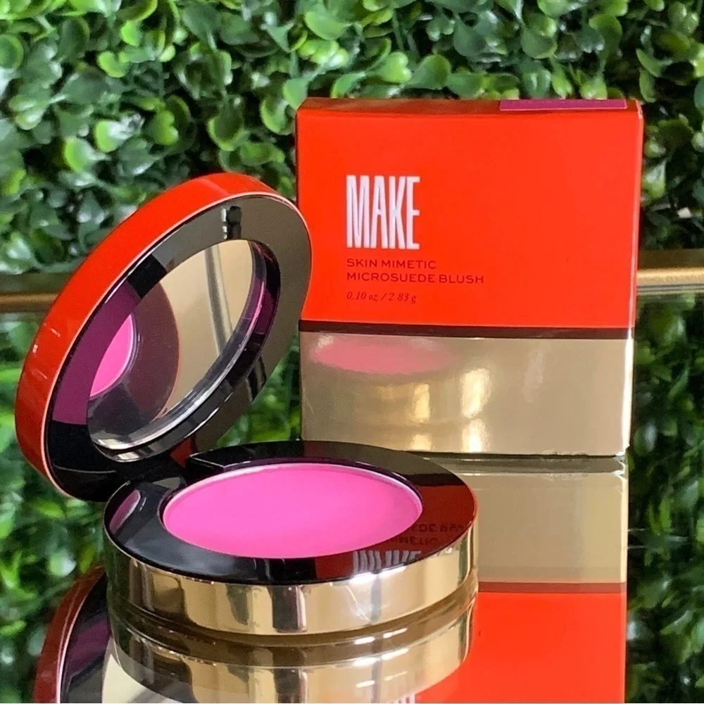 MAKE Beauty FUCHSIA FLUSH Skin Mimetic Microsuede Blush | NEW | Refillable